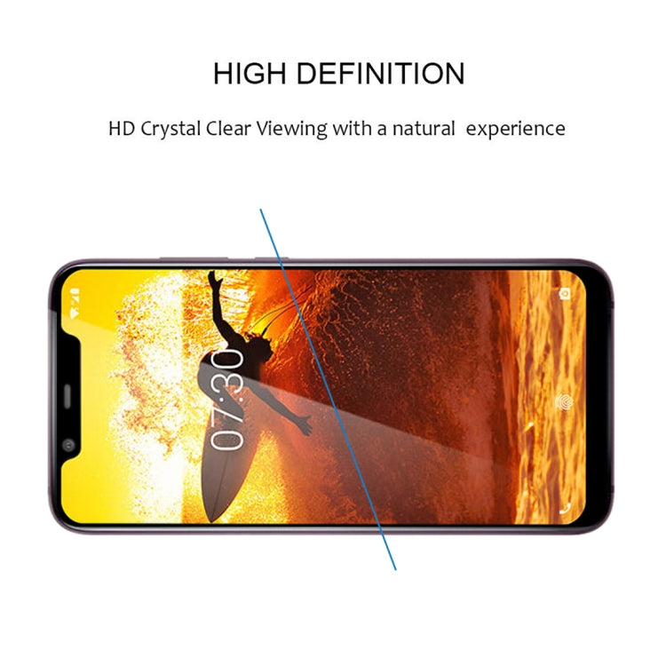 For Nokia X7 Full Glue Full Screen Tempered Glass Film
