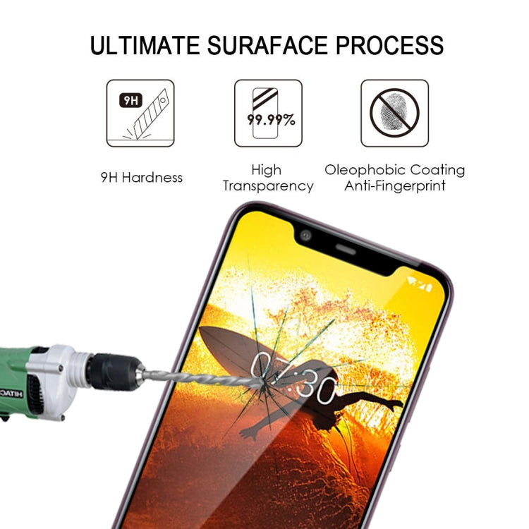 For Nokia X7 Full Glue Full Screen Tempered Glass Film