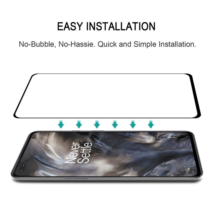 For OnePlus Nord Full Glue Full Screen Tempered Glass Film
