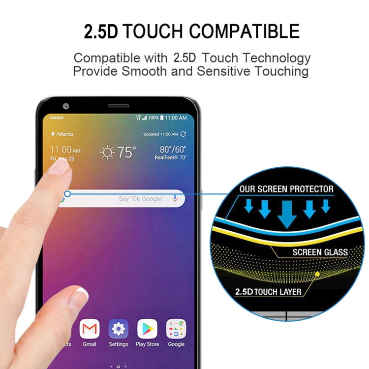 For LG Stylo 5 Full Glue Full Screen Tempered Glass Film