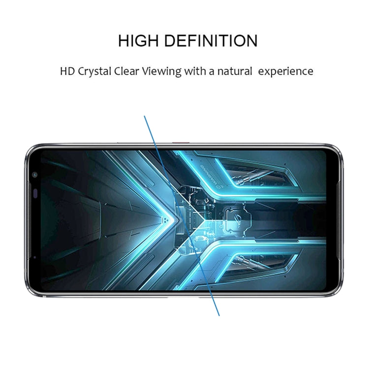 For Asus Rog Phone 3 Full Glue Full Screen Tempered Glass Film