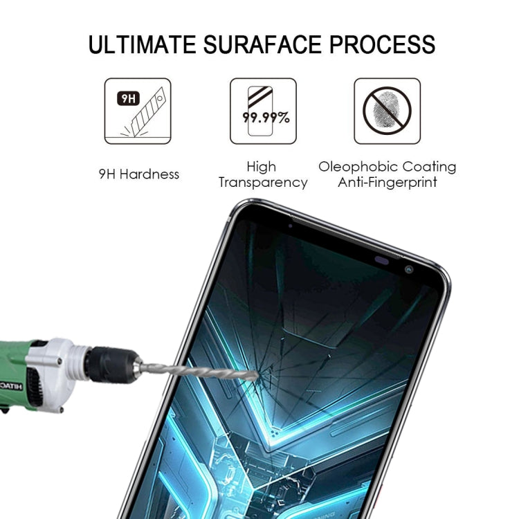 For Asus Rog Phone 3 Full Glue Full Screen Tempered Glass Film