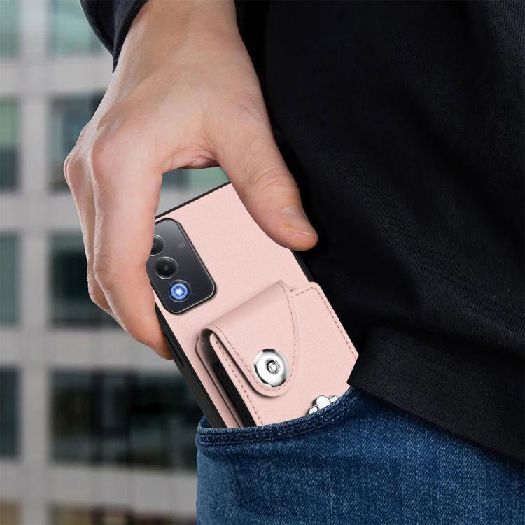 For OPPO A3 Pro Global / A3 Energy Organ Card Bag Ring Holder PU Phone Case