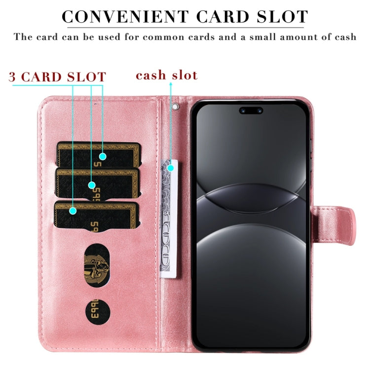 For Huawei nova 13 Pro Fashion Calf Texture Zipper Leather Phone Case
