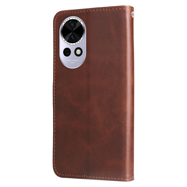 For Huawei nova 13 Pro Fashion Calf Texture Zipper Leather Phone Case