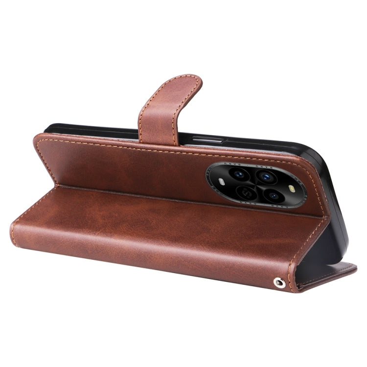 For Huawei nova 13 Pro Fashion Calf Texture Zipper Leather Phone Case