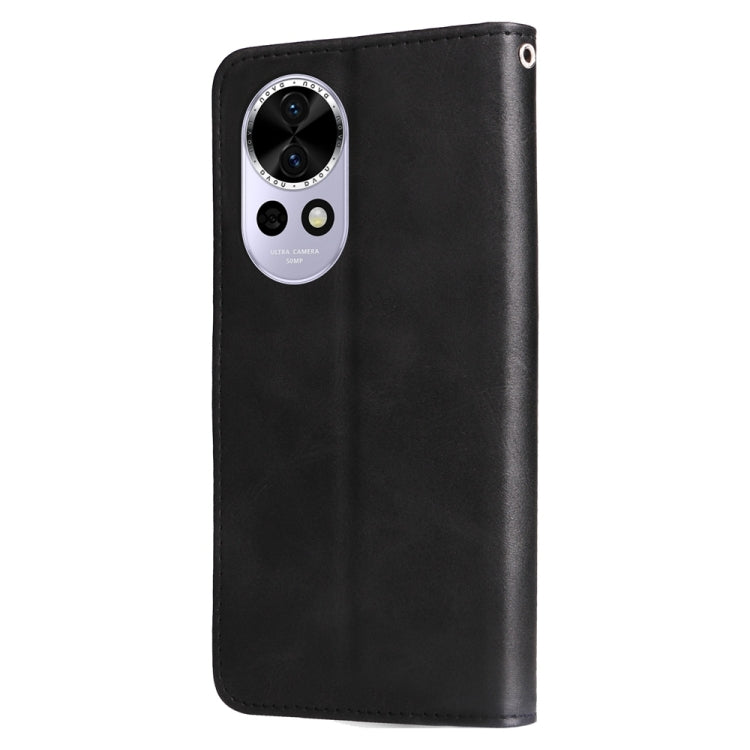 For Huawei nova 13 Pro Fashion Calf Texture Zipper Leather Phone Case