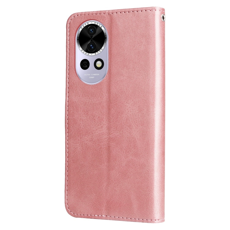 For Huawei nova 13 / nova 12 Fashion Calf Texture Zipper Leather Phone Case