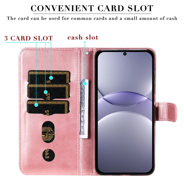 For Huawei nova 13 / nova 12 Fashion Calf Texture Zipper Leather Phone Case
