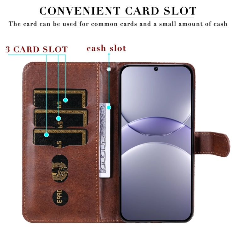 For Huawei nova 13 / nova 12 Fashion Calf Texture Zipper Leather Phone Case