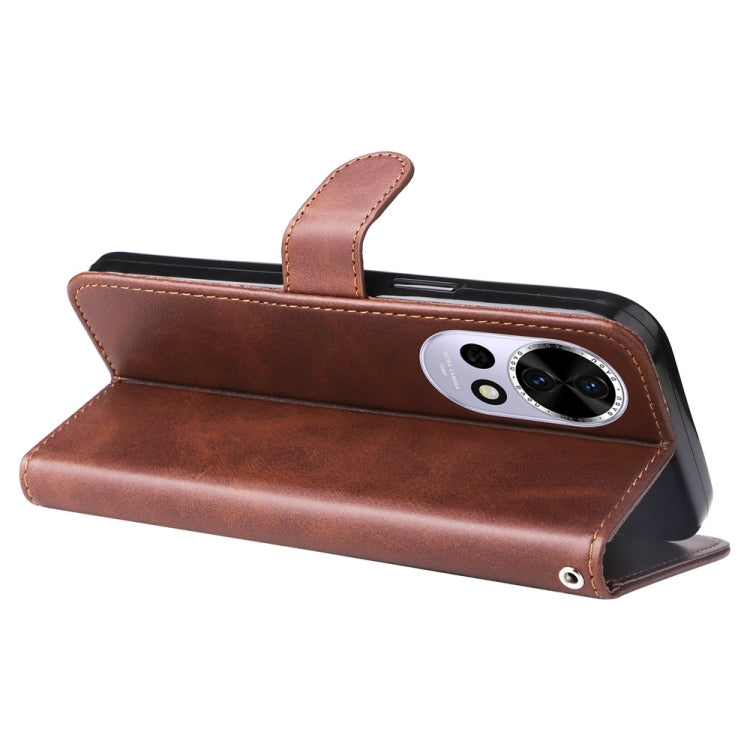 For Huawei nova 13 / nova 12 Fashion Calf Texture Zipper Leather Phone Case