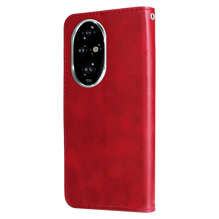 For Honor 200 Pro Fashion Calf Texture Zipper Leather Phone Case