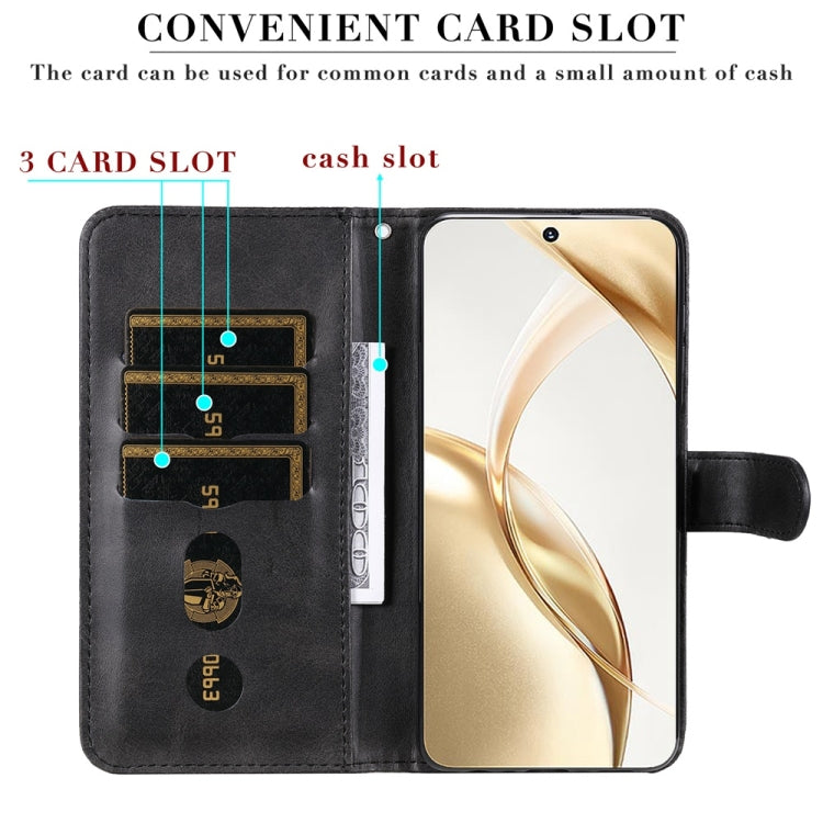 For Honor 200 Fashion Calf Texture Zipper Leather Phone Case