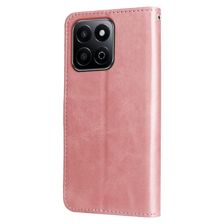 For Honor Play 60 Plus Fashion Calf Texture Zipper Leather Phone Case