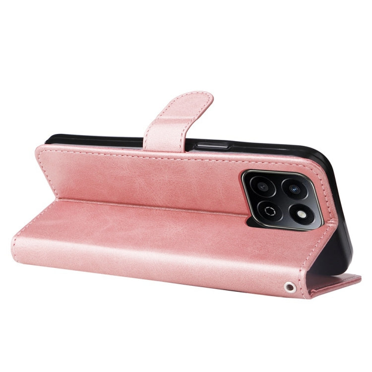 For Honor Play 60 Plus Fashion Calf Texture Zipper Leather Phone Case