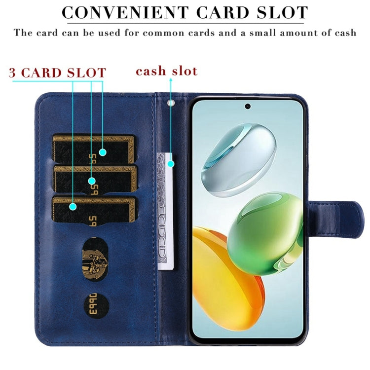 For Honor Play 60 Plus Fashion Calf Texture Zipper Leather Phone Case