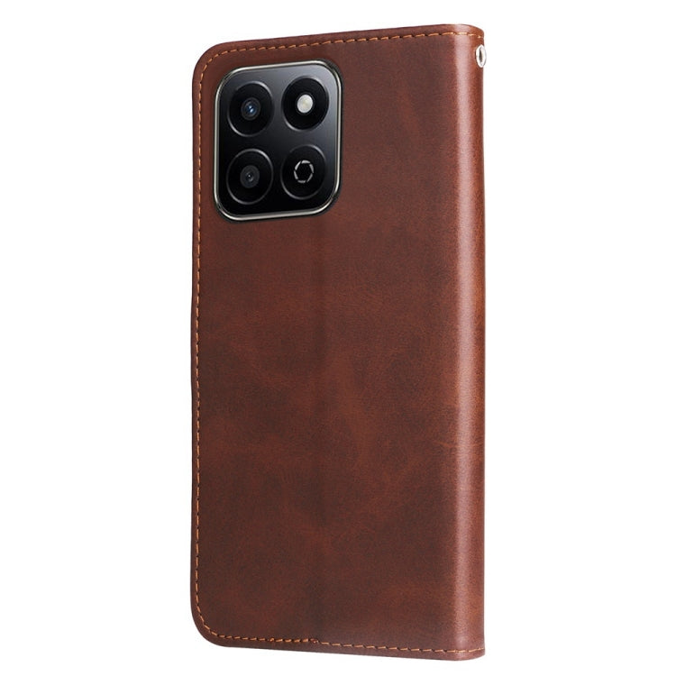 For Honor Play 60 Plus Fashion Calf Texture Zipper Leather Phone Case