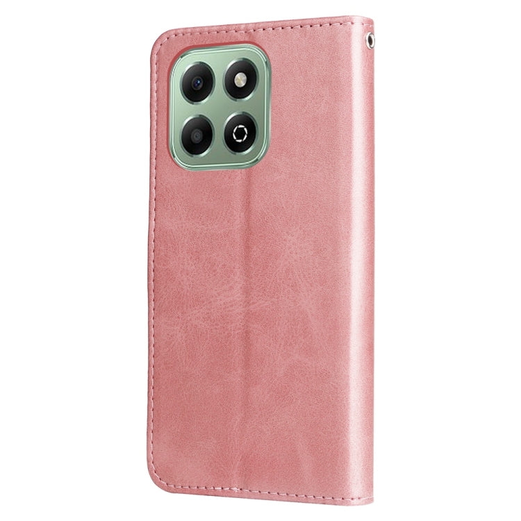 For Honor X6b 4G / X6c 4G / X5b / X5b Plus Fashion Calf Texture Zipper Leather Phone Case