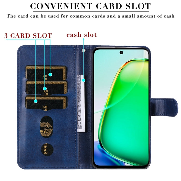 For Honor X6b 4G / X6c 4G / X5b / X5b Plus Fashion Calf Texture Zipper Leather Phone Case