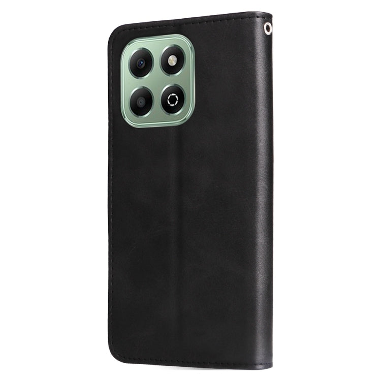 For Honor X6b 4G / X6c 4G / X5b / X5b Plus Fashion Calf Texture Zipper Leather Phone Case