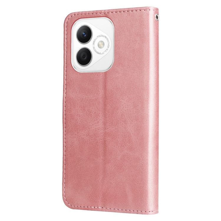 For Honor X60i Fashion Calf Texture Zipper Leather Phone Case