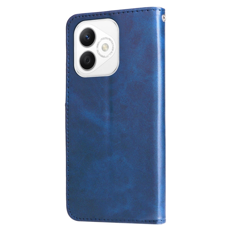 For Honor X60i Fashion Calf Texture Zipper Leather Phone Case
