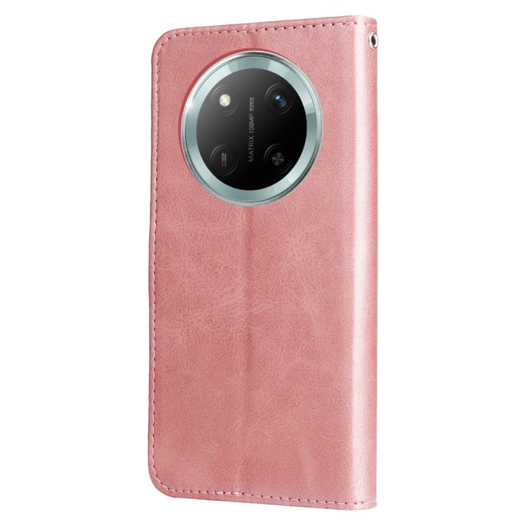 For Honor X9c / Magic7 Lite Fashion Calf Texture Zipper Leather Phone Case