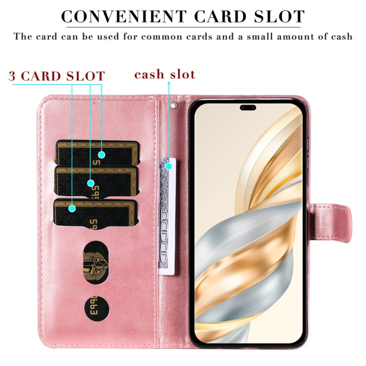 For Honor X9c / Magic7 Lite Fashion Calf Texture Zipper Leather Phone Case