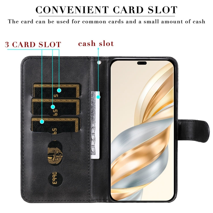 For Honor X9c / Magic7 Lite Fashion Calf Texture Zipper Leather Phone Case