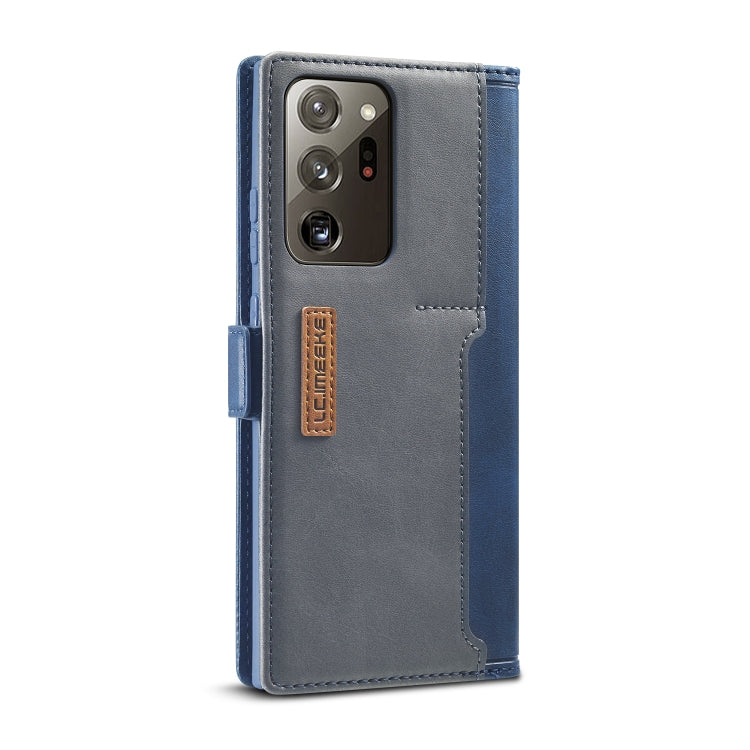 For Samsung Galaxy Note 20 LC.IMEEKE LC-001 Series PU + TPU Color Matching Frosted Horizontal Flip Leather Case with Holder & Card Slot