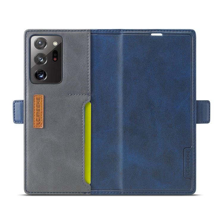 For Samsung Galaxy Note 20 LC.IMEEKE LC-001 Series PU + TPU Color Matching Frosted Horizontal Flip Leather Case with Holder & Card Slot