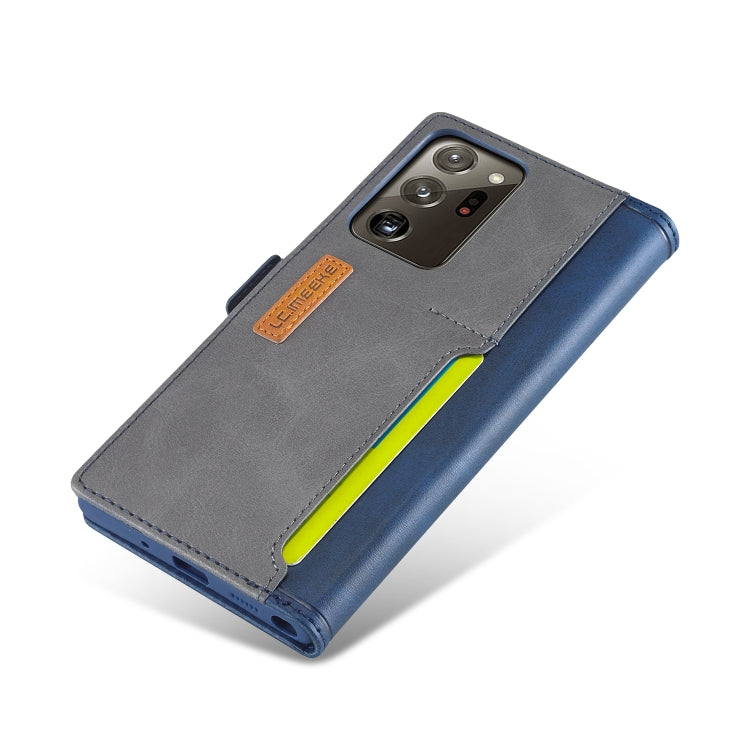For Samsung Galaxy Note 20 LC.IMEEKE LC-001 Series PU + TPU Color Matching Frosted Horizontal Flip Leather Case with Holder & Card Slot