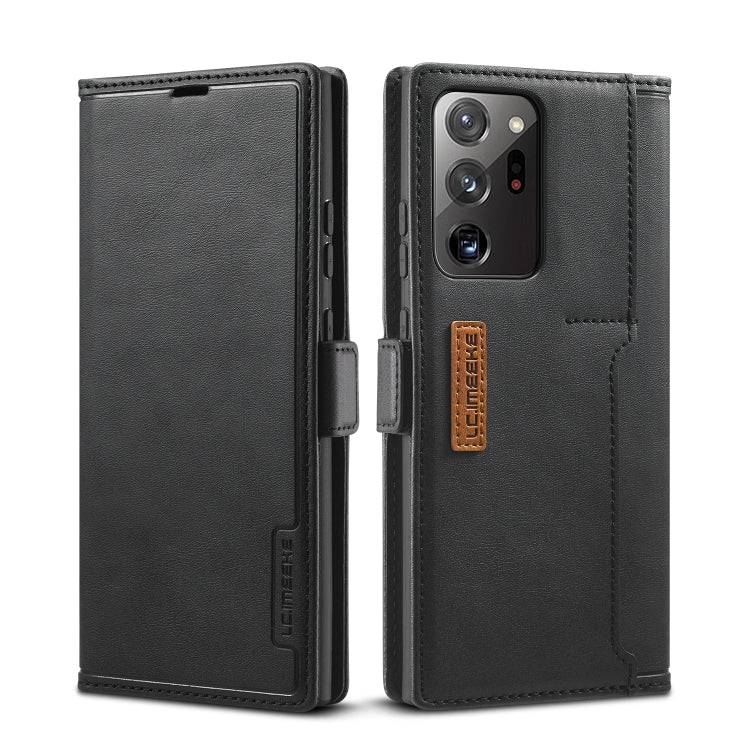 For Samsung Galaxy Note 20 Ultra LC.IMEEKE LC-001 Series PU + TPU Color Matching Frosted Horizontal Flip Leather Case with Holder & Card Slot