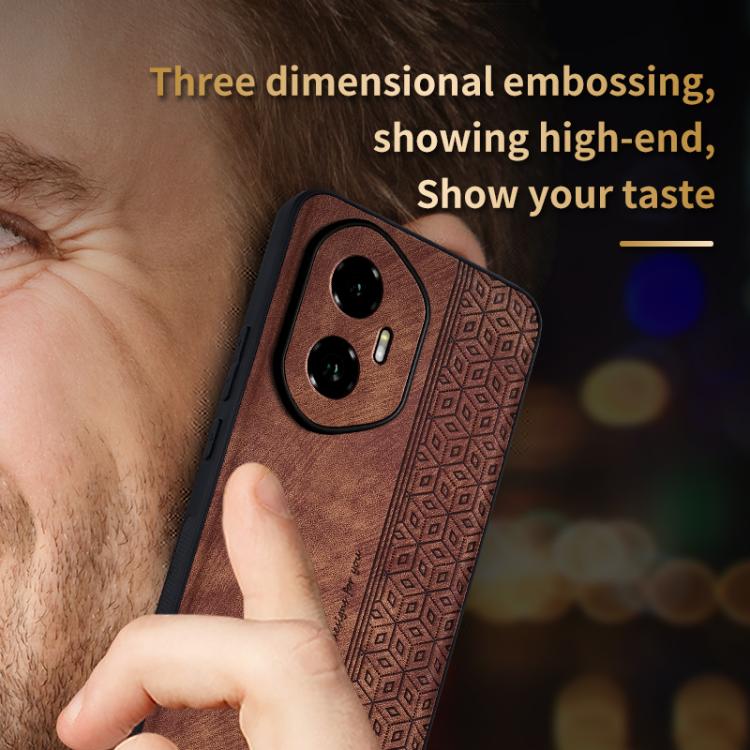 For Honor 300 AZNS 3D Embossed Skin Feel Phone Case