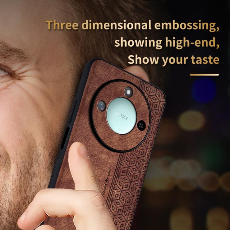 For Honor X60 AZNS 3D Embossed Skin Feel Phone Case