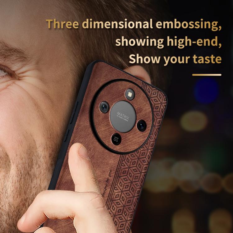 For Honor X70 5G AZNS 3D Embossed Skin Feel Phone Case