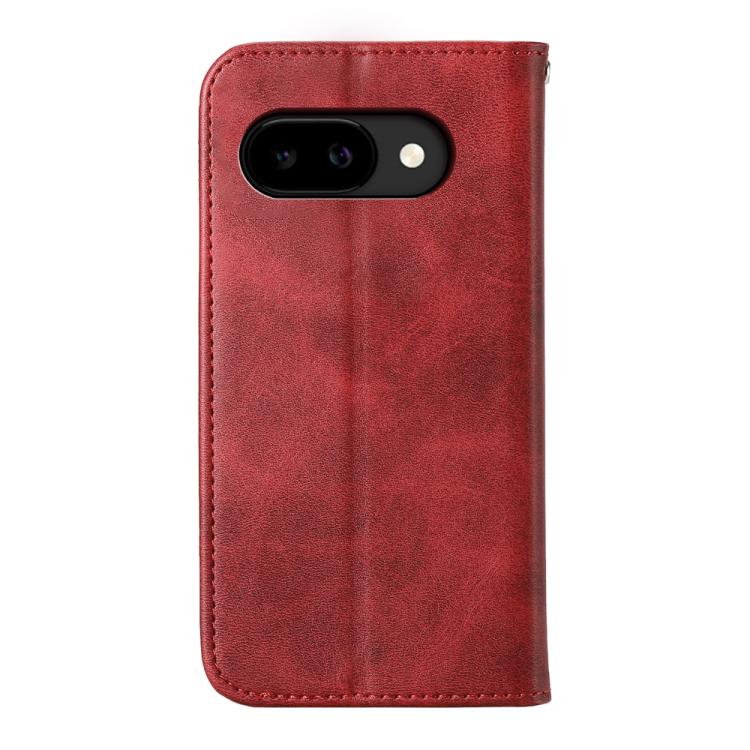 For Google Pixel 10a Cubic Grid Calf Texture Magnetic Leather Phone Case