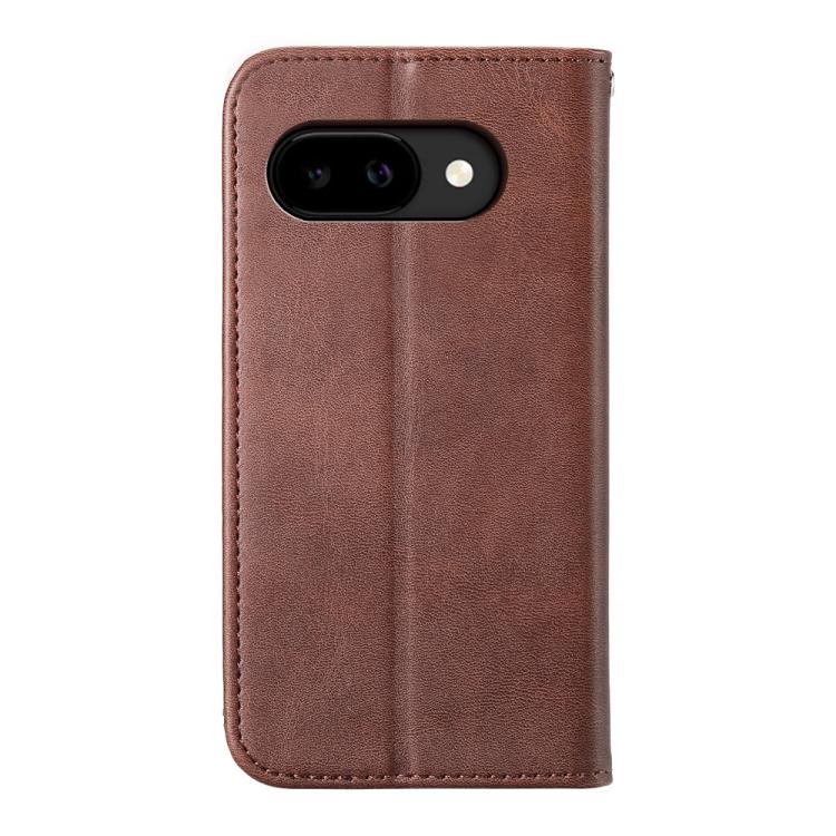 For Google Pixel 10a Cubic Grid Calf Texture Magnetic Leather Phone Case
