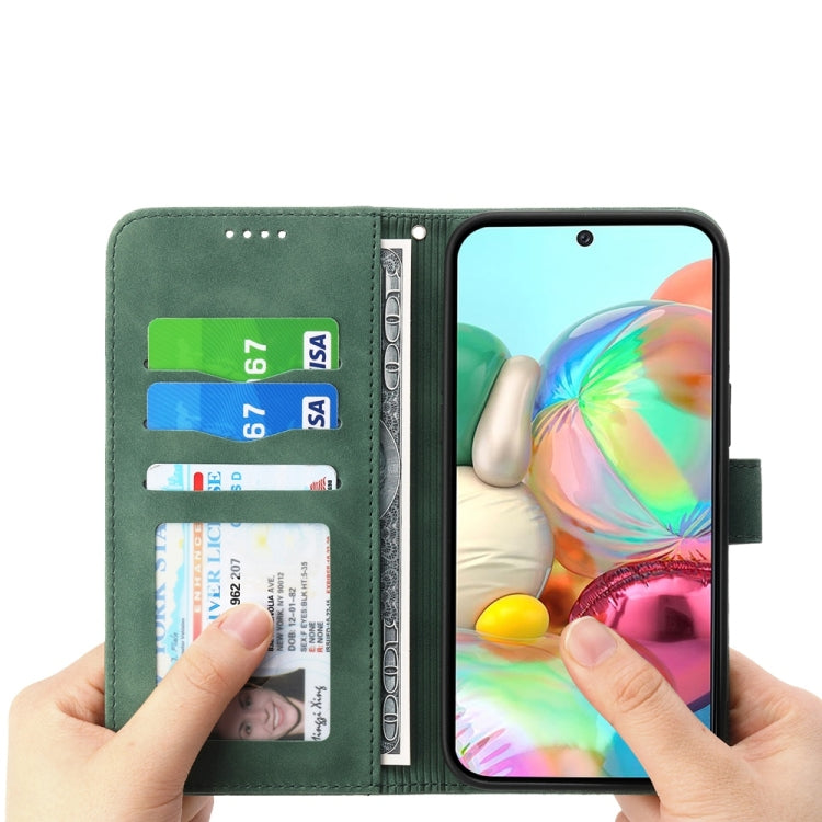 For Google Pixel 9a Dierfeng Dream Line TPU Hybrid PU Leather Phone Case