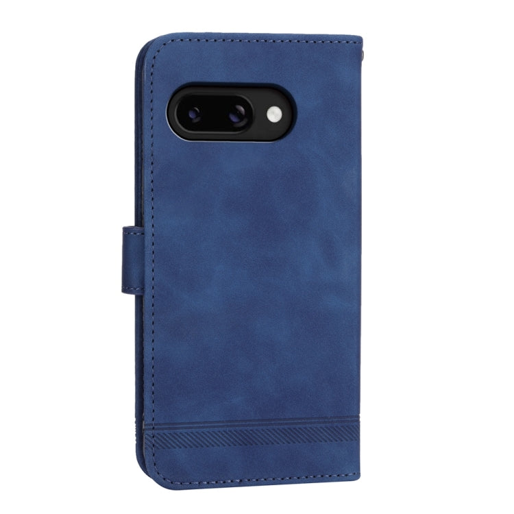 For Google Pixel 9a Dierfeng Dream Line TPU Hybrid PU Leather Phone Case