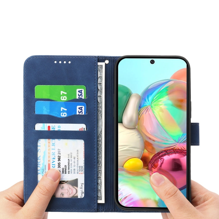 For Google Pixel 9a Dierfeng Dream Line TPU Hybrid PU Leather Phone Case