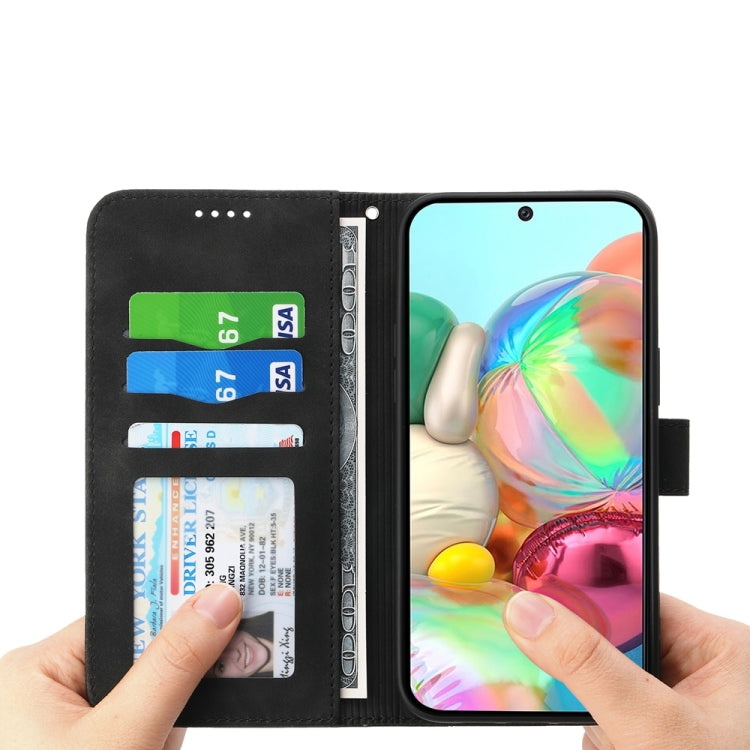 For Google Pixel 9a Dierfeng Dream Line TPU Hybrid PU Leather Phone Case
