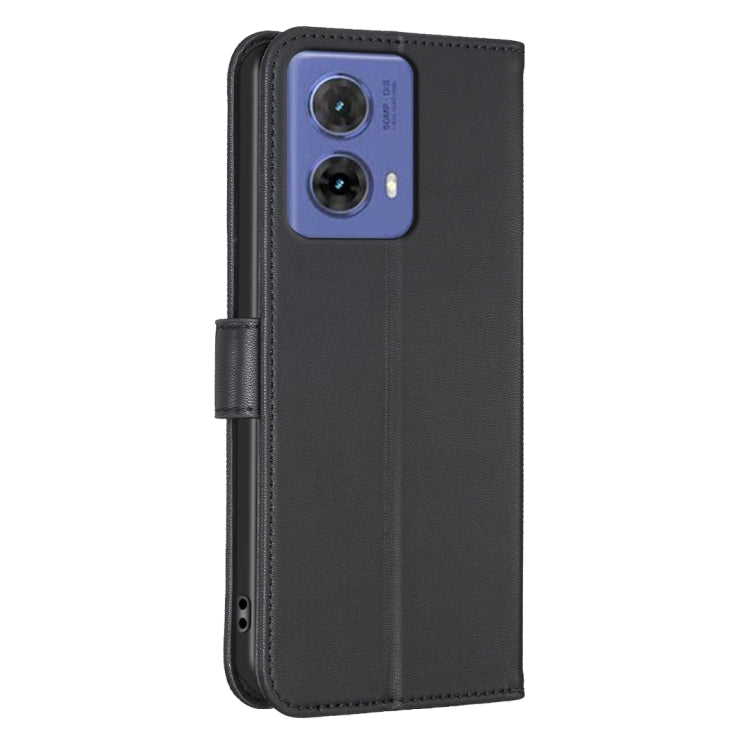 For Motorola Moto G85 Four-leaf Embossed Leather Phone Case