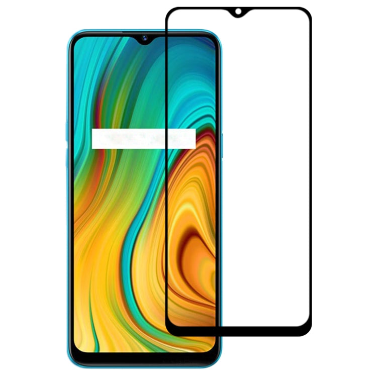 For OPPO Realme C3i Full Glue Full Screen Tempered Glass Film