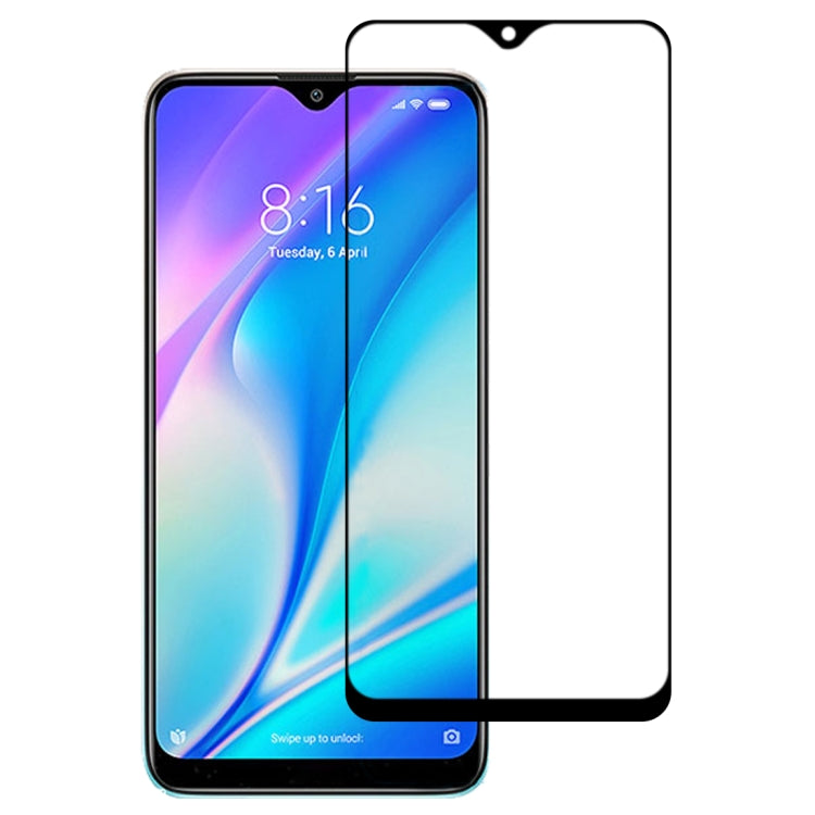 For Xiaomi Redmi 9C Full Glue Full Screen Tempered Glass Film