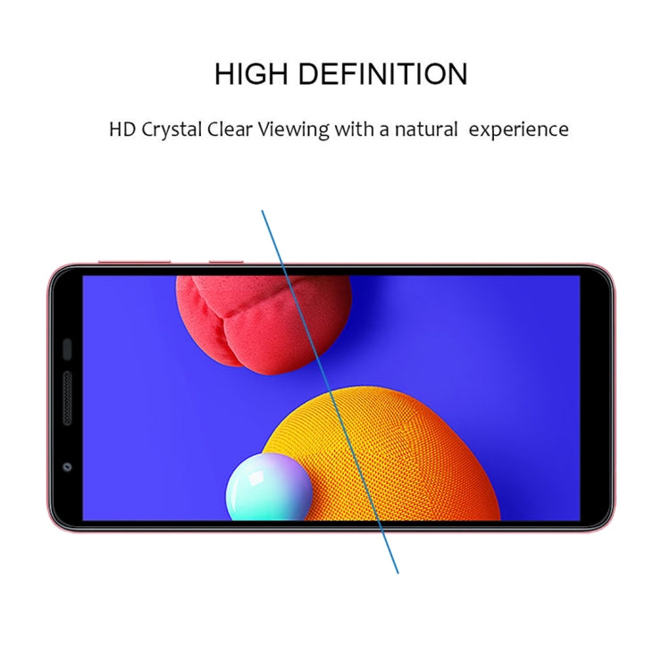 For Samsung Galaxy A01 Core Full Glue Full Screen Tempered Glass Film