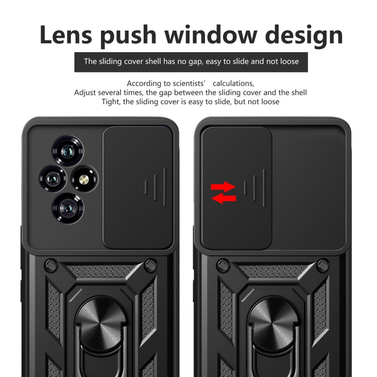 For Honor 200 Sliding Camera Cover Design TPU+PC Phone Case