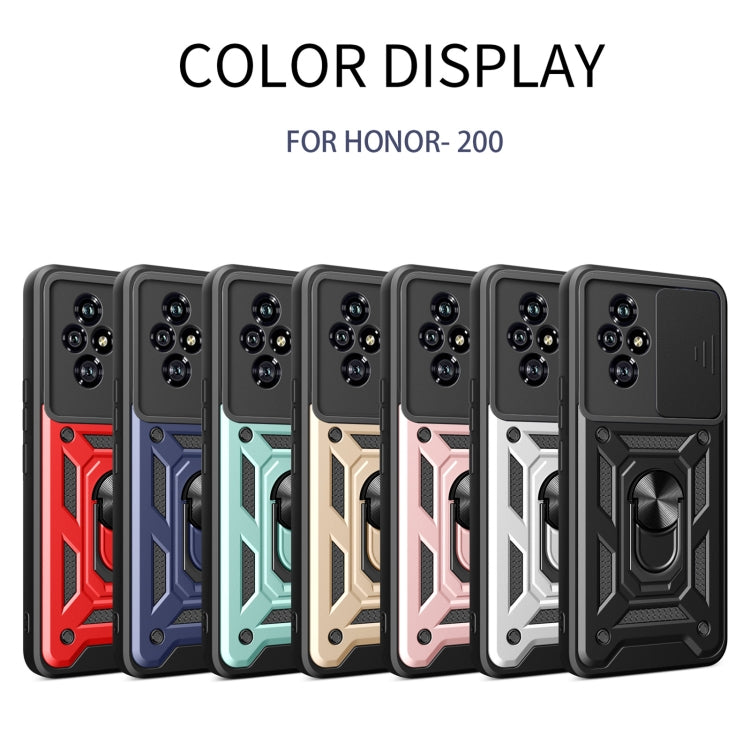 For Honor 200 Sliding Camera Cover Design TPU+PC Phone Case