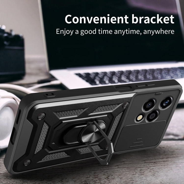 For Honor 200 Lite Global Sliding Camera Cover Design TPU+PC Phone Case
