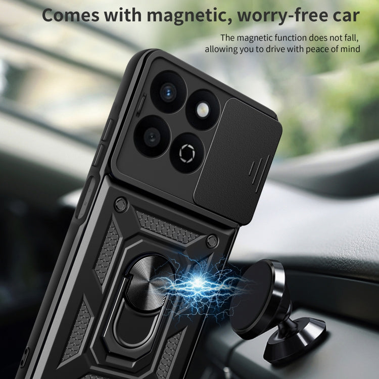 For Honor 200 Smart Sliding Camera Cover Design TPU+PC Phone Case